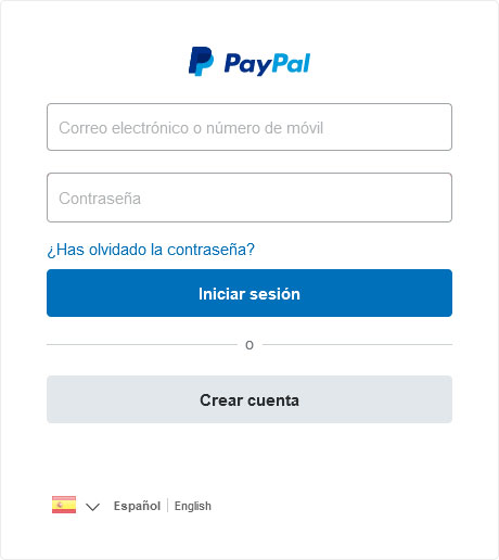 introducir cuenta Paypal para ver mi suscripción